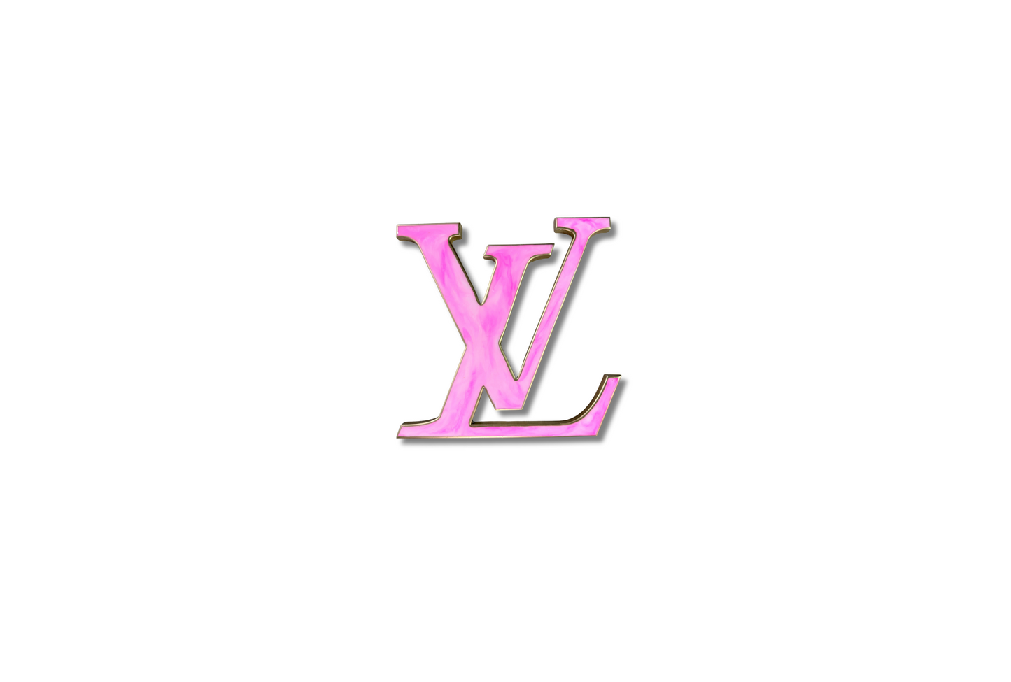 Pink, White, & Gold | Louis Vuitton Inspired Wall Art Decor