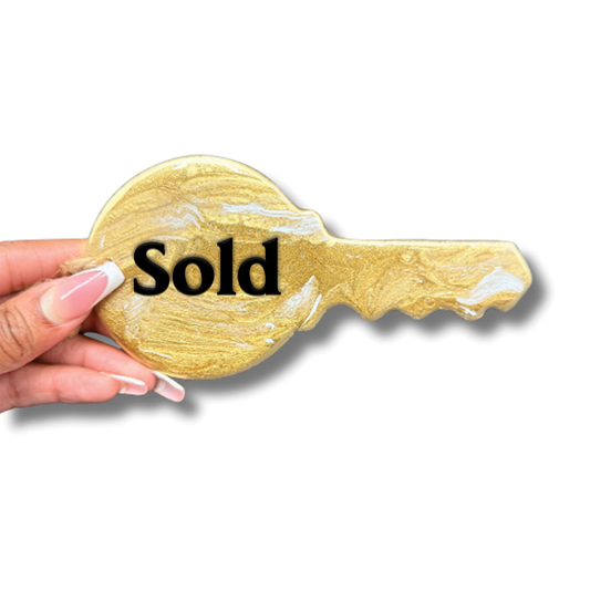 Gold Mini Coaster Set- 4pc.