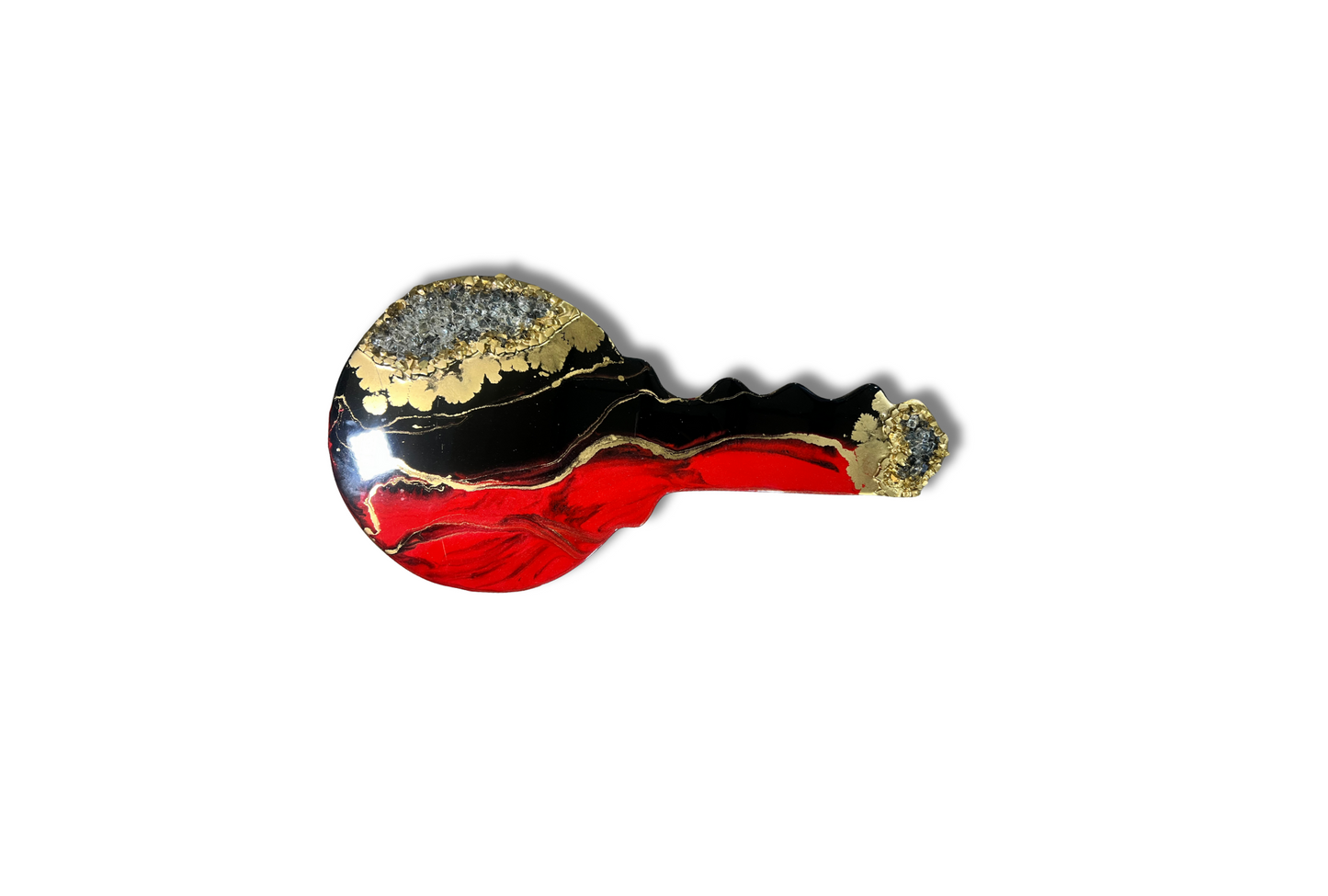 Red, Black, & Gold Marble | OG Key Sign