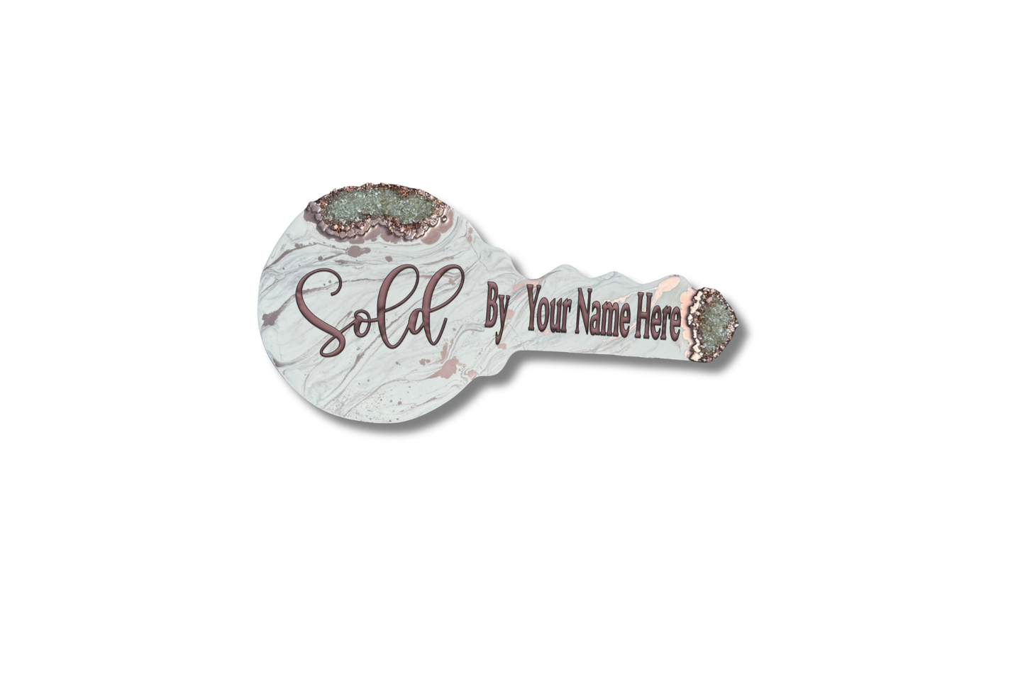 White & Rose Gold | OG Key Sign