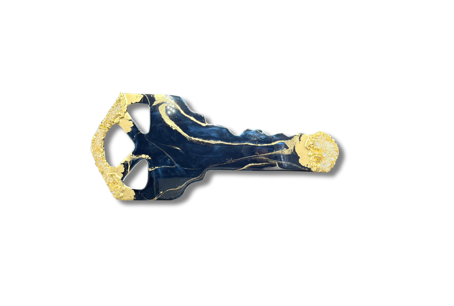 Navy Blue & Gold | Standard 3 Hole Key Sign |