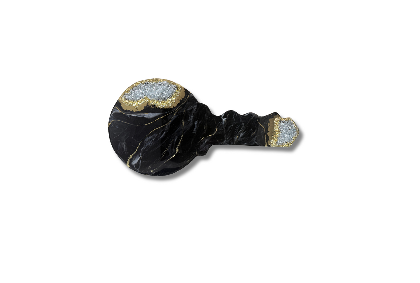 Black, White, Silver & Gold Marble | OG Key Sign