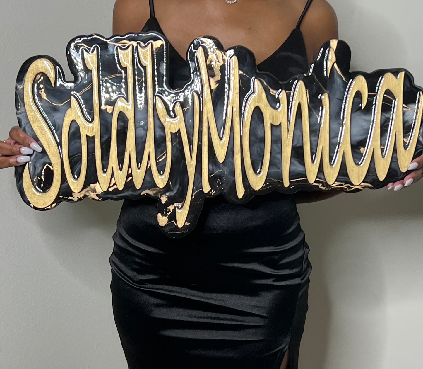 Sold By Monica Custom Sign