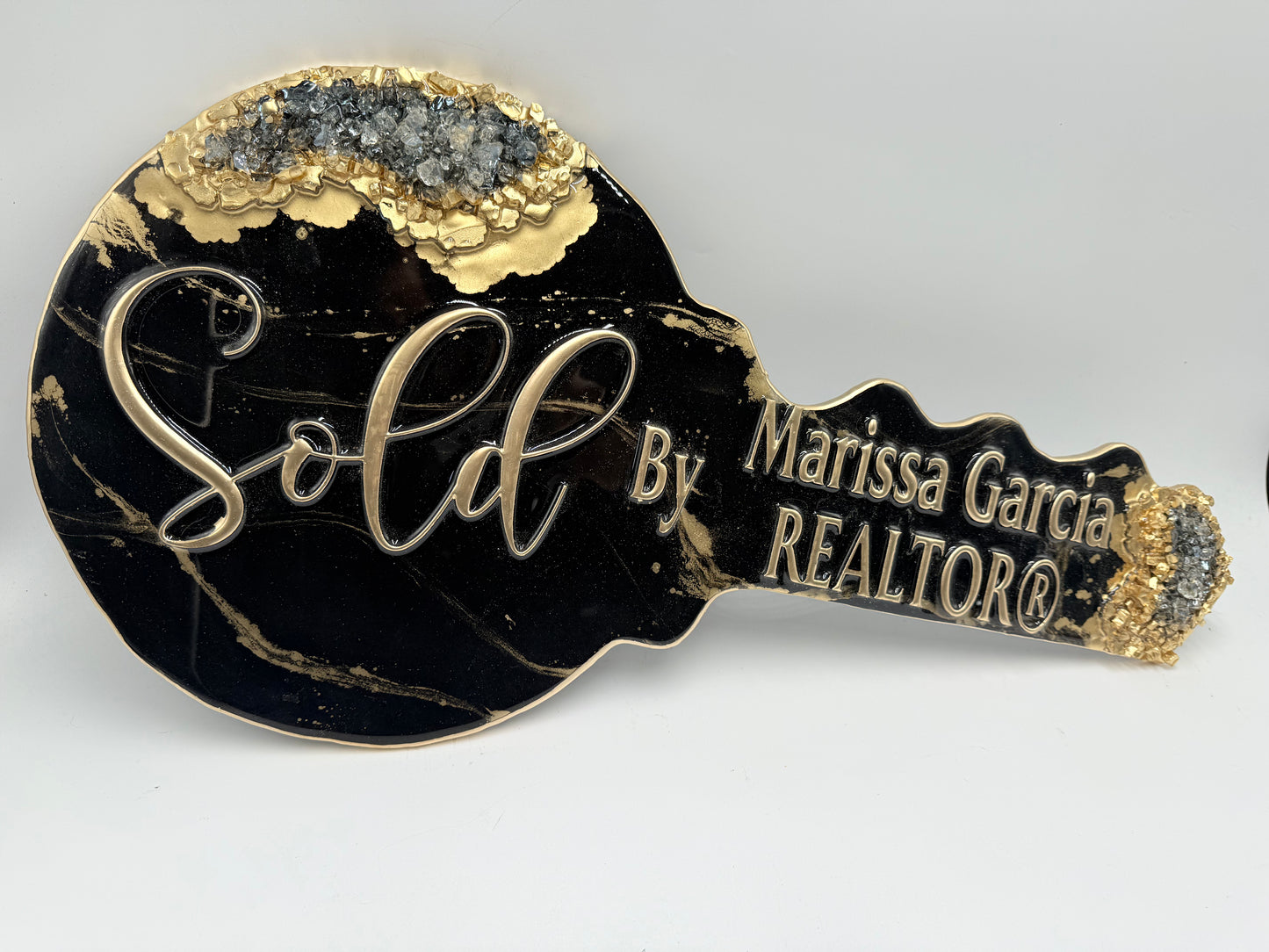 OG Key Sign | Statement Resin Signage for Real Estate Professionals