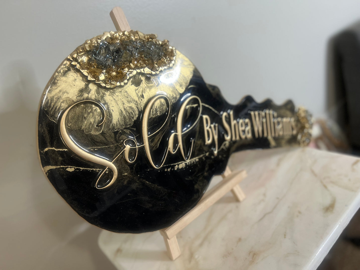 Marble Me Black Key Sign (Standard)