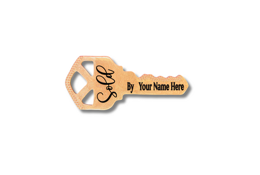 Gliter Rose Gold | Standard 3 Hole Key Sign