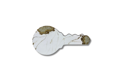 OG Key Sign | White & Gold
